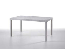 BICA 9094 Houston Tavolo, White, 150x92x9 cm, Bianco, 150x90x74 cm