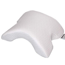 NanXi Schiuma A Memoria di Forma del Cuscino Sonno Cuscino Cervicale A Forma di U, Intorpidimento E Abbraccio Retro Cuscino Sonno Antitorque,Bianca