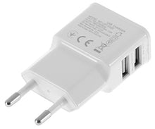 SaySure - 1pc Home USB Power 2A Dual 2Ports EU Wall Charger Adapter