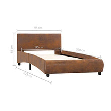 SKM Giroletto Marrone in Similpelle 90x200 cm