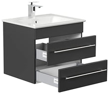 Mobile bagno con lavabo Villeroy & Boch Venticello 60cm nero satinato