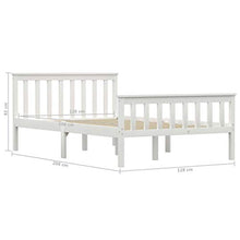 SKM Giroletto Bianco in Legno Massello di Pino 120x200 cm (22kg) Bianco-3216
