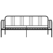 FAMIROSA Divano Letto Telaio Nero in Metallo 90x200 cm
