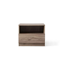 Comodino Semplice Camera da Letto Moderna Mini Armadio in Noce con Cuscinetto Peso 300KG-51x39x41cm FANJIANI