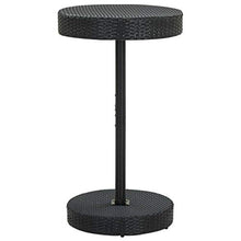 FAMIROSA Tavolo da Giardino Nero 60,5x106 cm in Polyrattan