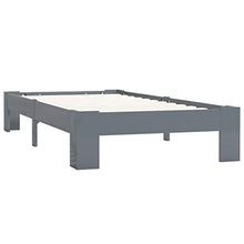 FAMIROSA Giroletto Grigio in Legno Massello di Pino 100x200 cm