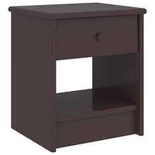vidaXL Comodino Marrone Scuro 35x30x40 cm in Legno Massello di Pino