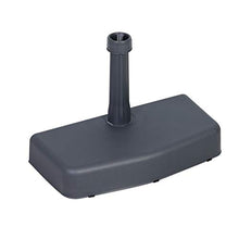 greemotion 462430 Supporto Base Quadrata per Ombrelloni da Parete, Grigio Antracite, 50x25x9 cm