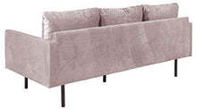 Amazon Brand - Movian Eli - Divano a 3 posti, 85 x 200 x 83 cm (Lu x La x A), rosa polvere - Arredi Casa