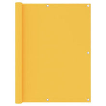 vidaXL Paravento Balcone Giallo 120x300 cm in Tessuto Oxford
