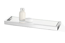 ZACK ESTANTE baño 46,5x13,2 CM, Grigio Acciaio