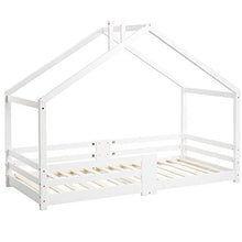 GYF Rete del Letto Struttura Letto Legno per Letto Bed Bed Bed Bed Bed Bed Bed Pine House Letto per Bambini 90 X 200 Cm Senza Materasso, Bianco