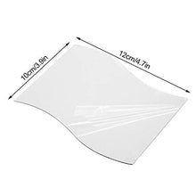 Fdit 6Pcs / Set Adesivo per parete a specchio Combinazione di decorazioni domestiche per bagno a forma di onde