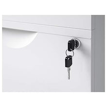 Cassettiera ERIK con 3 cassetti su ruote 41x50x57 cm bianco