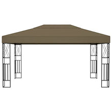 vidaXL Gazebo 3x3 m Crema in Tessuto