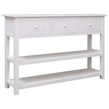 FAMIROSA Credenza Bianca 115x30x76 cm in Legno