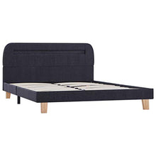 vidaXL Giroletto Classico Imbottito Sobrio Elegante Testata in MDF Telaio in Legno Pioppo Struttura Letto Beige in Tessuto 120x200 cm