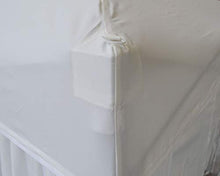QUICK STAR Gazebo Pop-Up 2 x 2 m Bianco con 4 fianchi Easy Velcro con 2 cerniere