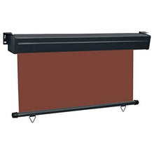 vidaXL - Tenda da sole laterale per balcone, 140 × 250 cm, colore: Marrone