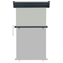 vidaXL - Tenda da sole laterale per balcone, 100 × 250 cm, colore: Grigio