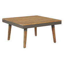 SKM Set Divani da Giardino 4 pz con Cuscini Legno di Acacia Marrone (47.6kg)