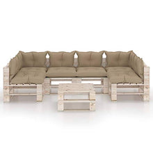 vidaXL Tavolo da Giardino in Pallet in Legno di Pino Impregnato