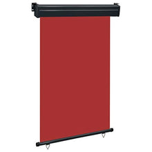 vidaXL - Tenda laterale per balcone, 120 x 250 cm, colore: Rosso