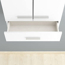 Baikal - Armadietto portaoggetti da bagno multiuso, con una porta e due ripiani interni, ideale per bagni o piccoli