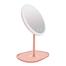 Specchio ingranditore, specchio per trucco illuminato a LED con 10 ingrandimenti USB Specchio da trucco ricaricabile USB touchscreen dimmerabile luce a led per controsoffitto a tre temperature di col