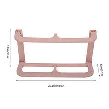Tarente Doppio Strato Plastic Autoadesivo Pantofole Autoadesivo Portacandetto Organizzatore del Rack (Rosa)