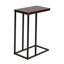eSituro Tavolino da Salotto Moderno Tavolino Divano da caffè in MDF Tavolino Basso Legno Scuro 45x25x63cm SCD0015