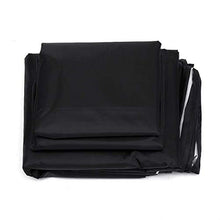CLJ LWY Fodera per Divano angolare da Giardino a Forma di L con Copertura Protettiva Impermeabile 155x95x68cm per Tavolo e sedie da Esterno (Nero)
