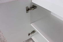 THERMIKET Mobile da bagno con lavabo sospeso - 2 ante - Mobile va montato - 75 cm di larghezza, bianco