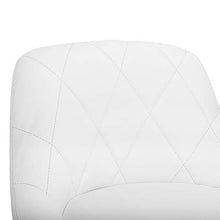 Muebles Home - Set di 2 sedie da bar per la colazione, per sala da pranzo, sgabelli regolabili in altezza, in pelle PU, con poggiapiedi cromato per cucina, bancone e casa, colore: bianco