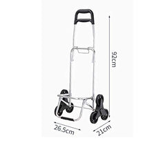 Carrello a Mano Carrello per Salire Le Scale Pieghevole Carrello Piccolo Carrello Portatile (Colore : B)