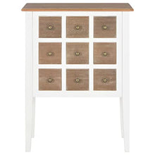 vidaXL Credenza Elegante Carattere Rustico Solida Raffinata Pulizia Facile Classica Madia Buffet Mobiletto Armadio Bianco Legno Massello
