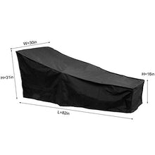 DERCLIVE - Telo protettivo impermeabile per sedie e divani da giardino, per esterni, colore: Grigio