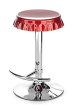 Wink design,Irving , Sgabello Bar, ABS, Rosso