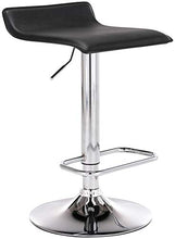 CLP Sgabello Bar Dyn Imbottito in Similpelle I Sedia Bancone Regolabile 60-78 CM I Sgabello Alto Girevole 360°, Colore:Giallo