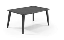 Keter Tavolo da Giardino Lima Lungo 160 Cm, Tavolo da Esterno Adatto Per 6 Persone, Bianco
