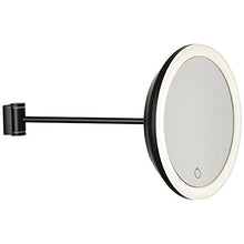 Zone Denmark Specchio da parete, 17,5 x 26 cm, in metallo nero