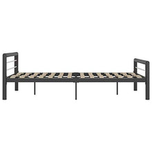 SKM Giroletto Grigio e Bianco in Metallo 180x200 cm