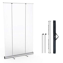 JMAR Banner Roll-up Schermo Trasparente, Utilizzato per Lo Shopping E L'uso E Il Dialogo in Ufficio, Banner in Lega di Alluminio Anti Goccia 120x200cm