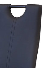 Albatros 2907 Salerno Set di 4 sedie da Pranzo, Nero