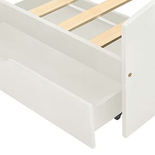 vidaXL Giroletto con 2 Cassetti Bianco in Pino Massello 90x200 cm