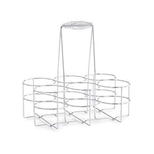 Zeller 24904 Portabottiglie per 6 Bottiglie, Cromo, 32 x 22 x 32 cm
