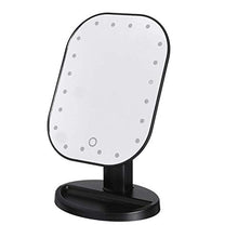 Specchio per Il Trucco Touch Screen da Tavolo con Luce per Specchio da Trucco da 20 LED Alimentato A Batteria Specchio Ad Angolo Regolabile di 180 ° Specchio per Il Trucco da Viaggio Portatile