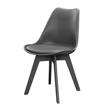 [en.casa] 2 x Sedie Sala da Pranzo (Grigie) per Sala da Pranzo/Salotto/Cucina - Set
