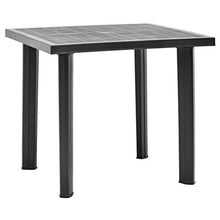 E E-NICES Tavolo da Giardino Antracite 80x75x72 cm in Plastica