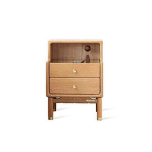 Comodino comodini moderno comodino in legno massiccio con forte capacità di cuscinetto per camera da letto, studio, ecc.